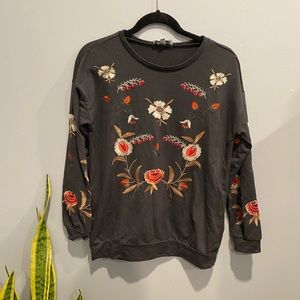 Brickyard Buffalo embroidered sweater